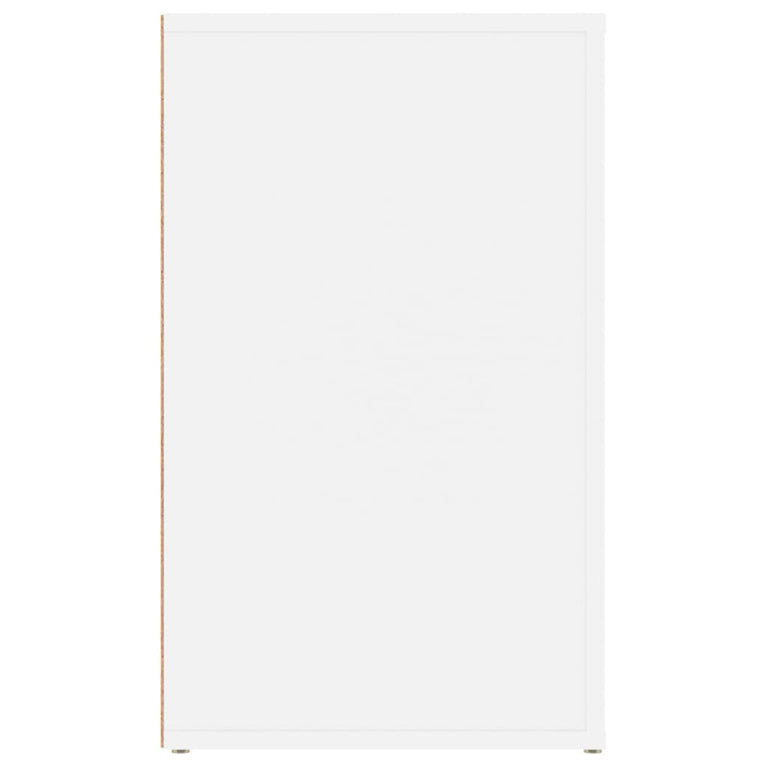Nachtkastje 50x36x60 cm bewerkt hout wit MeubelReus