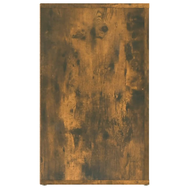 Nachtkastje 50x36x60 cm bewerkt hout gerookt eikenkleurig MeubelReus