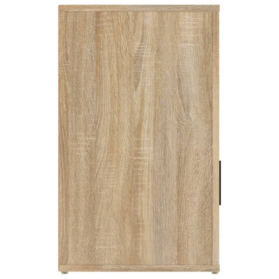 Nachtkastje 50x36x60 cm bewerkt hout sonoma eikenkleurig MeubelReus