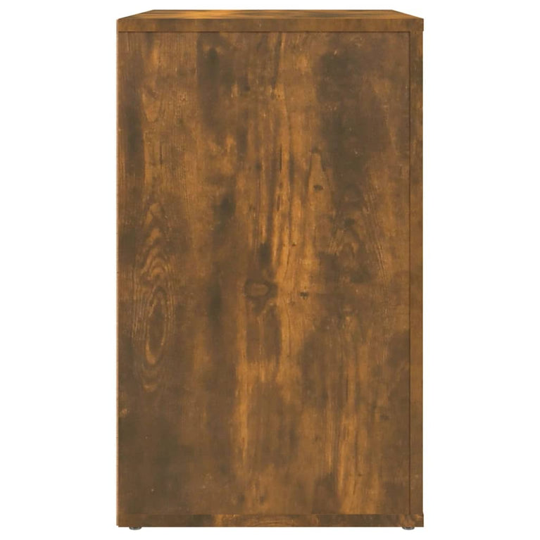 Nachtkastje 50x36x60 cm bewerkt hout gerookt eikenkleurig MeubelReus