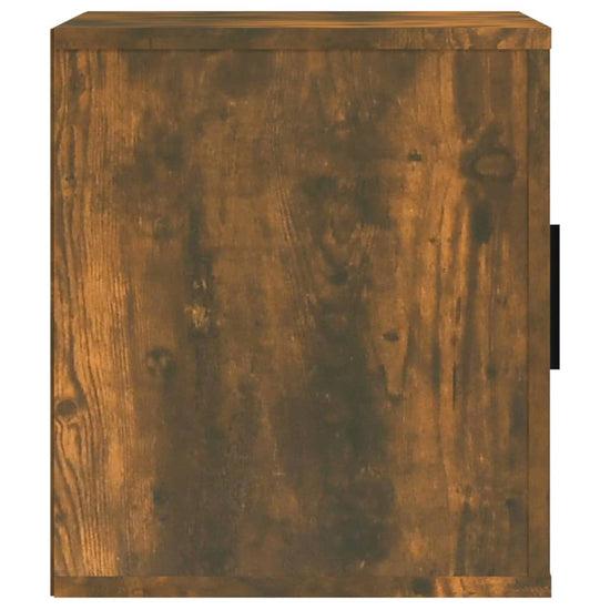 Tv-meubel 100x35x40 cm bewerkt hout gerookt eikenkleurig MeubelReus
