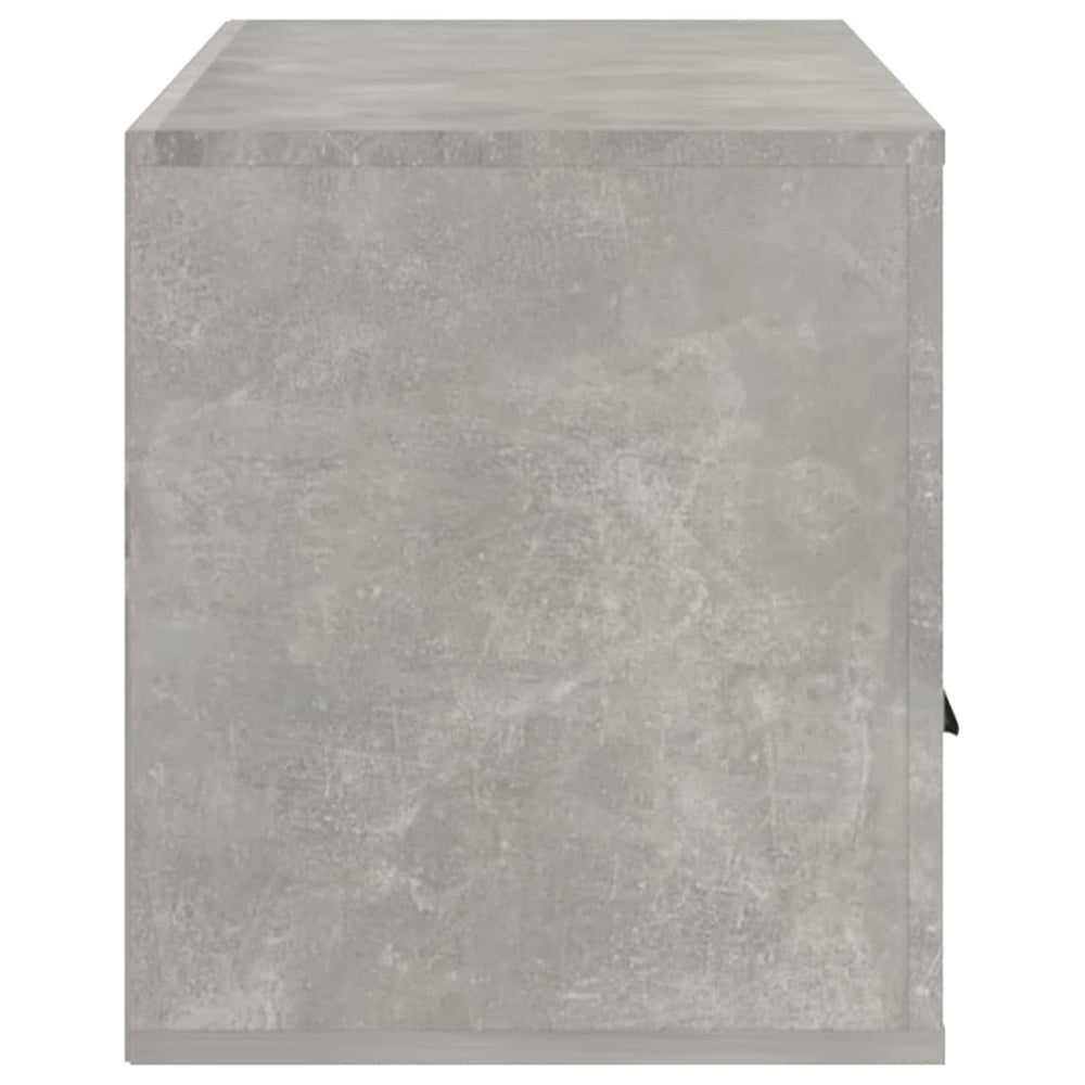 Tv-meubel 100x35x40 cm bewerkt hout betongrijs MeubelReus