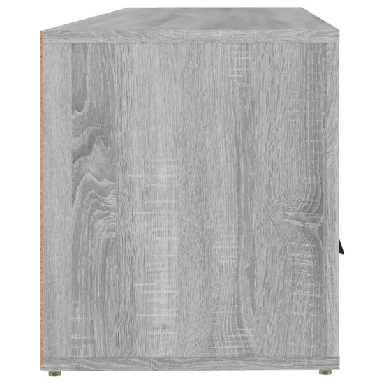 Tv-meubel 100x35x40 cm bewerkt hout grijs sonoma eikenkleurig MeubelReus