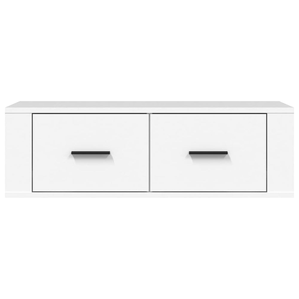 Tv-hangmeubel 80x36x25 cm bewerkt hout wit MeubelReus