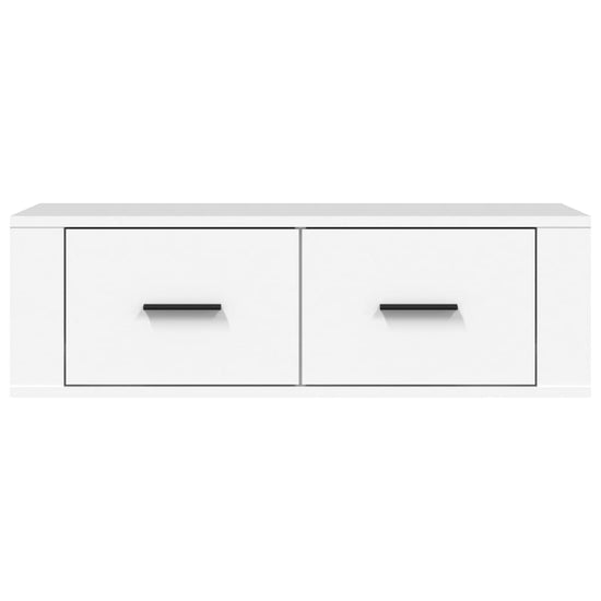 Tv-hangmeubel 80x36x25 cm bewerkt hout wit MeubelReus