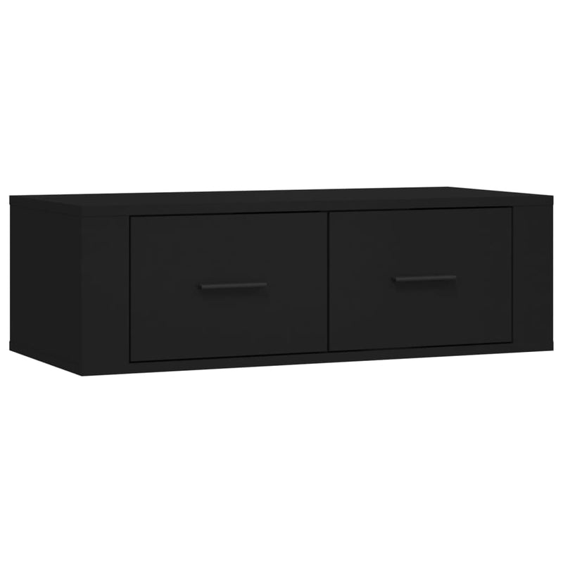 Tv-hangmeubel 80x36x25 cm bewerkt hout zwart MeubelReus