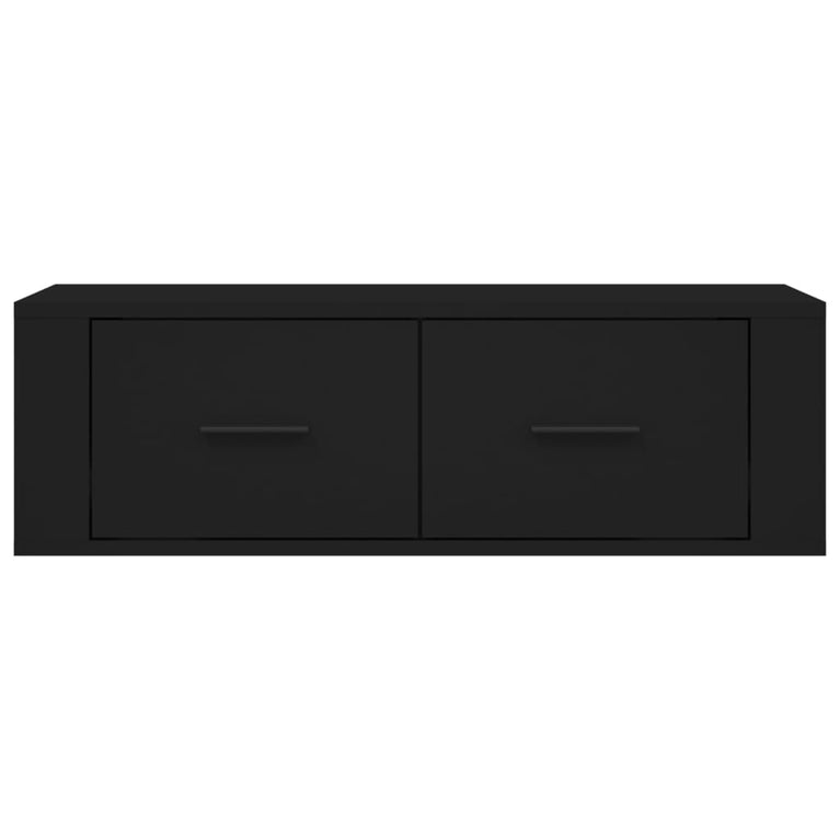 Tv-hangmeubel 80x36x25 cm bewerkt hout zwart MeubelReus