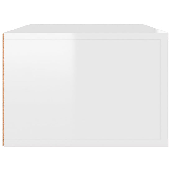 Tv-hangmeubel 80x36x25 cm bewerkt hout hoogglans wit MeubelReus