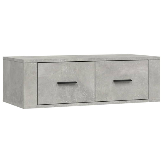 Tv-hangmeubel 80x36x25 cm bewerkt hout betongrijs MeubelReus