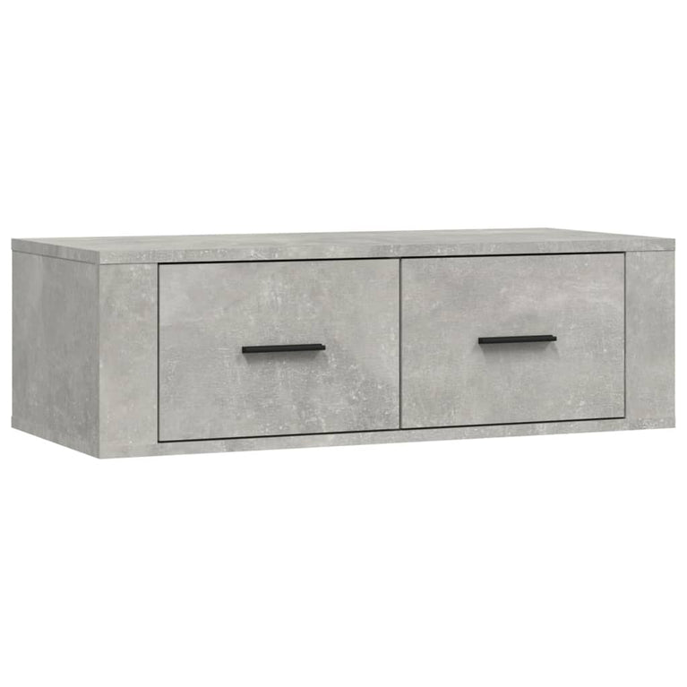 Tv-hangmeubel 80x36x25 cm bewerkt hout betongrijs MeubelReus