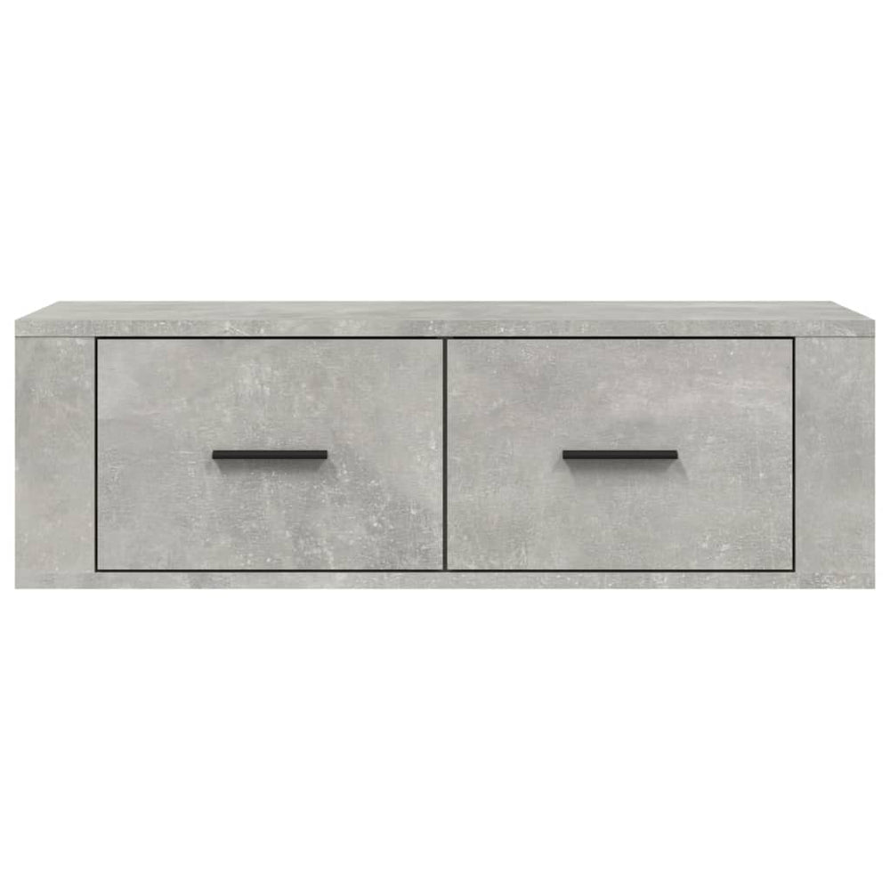 Tv-hangmeubel 80x36x25 cm bewerkt hout betongrijs MeubelReus