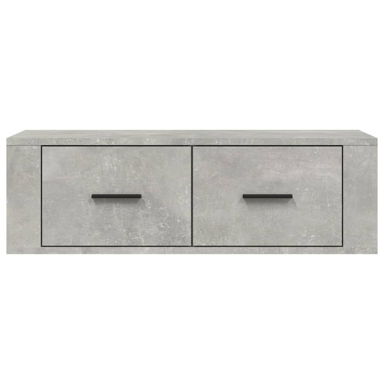 Tv-hangmeubel 80x36x25 cm bewerkt hout betongrijs MeubelReus