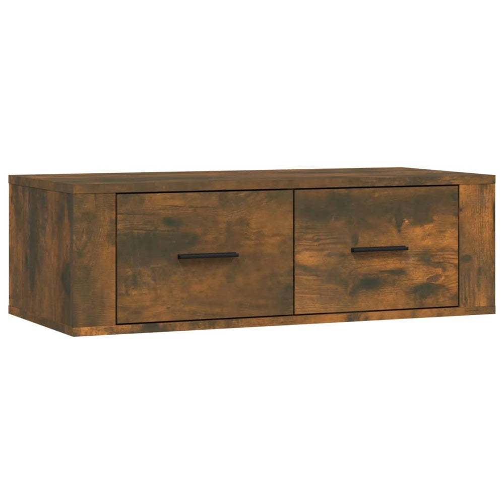 Tv-hangmeubel 80x36x25 cm bewerkt hout gerookt eikenkleurig MeubelReus