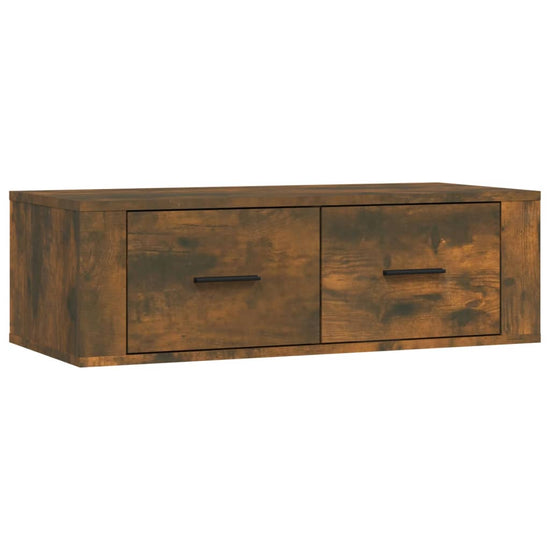 Tv-hangmeubel 80x36x25 cm bewerkt hout gerookt eikenkleurig MeubelReus