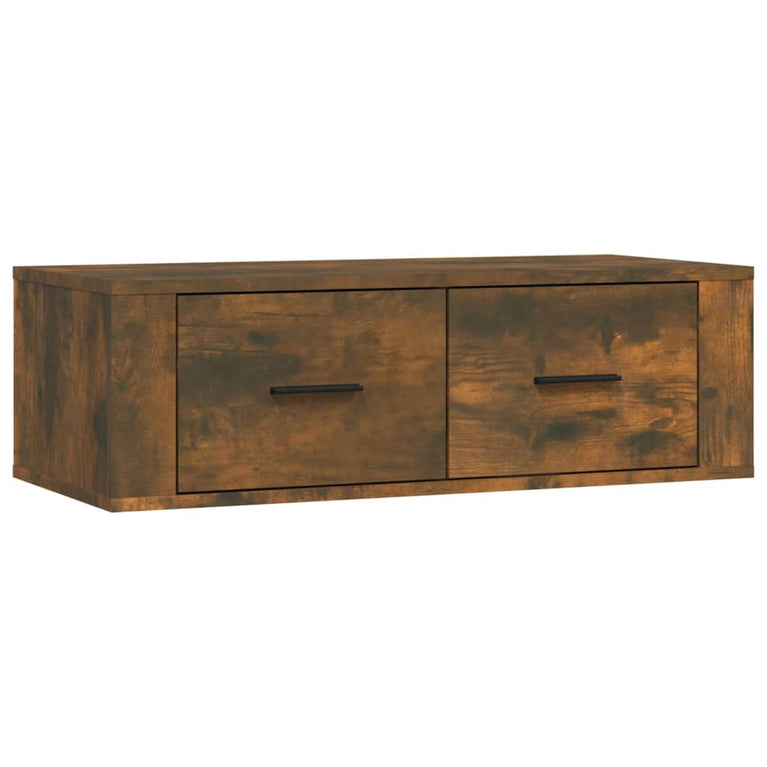 Tv-hangmeubel 80x36x25 cm bewerkt hout gerookt eikenkleurig MeubelReus