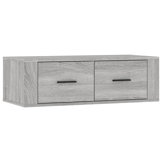 Tv-hangmeubel 80x36x25 cm bewerkt hout grijs sonoma eikenkleur MeubelReus