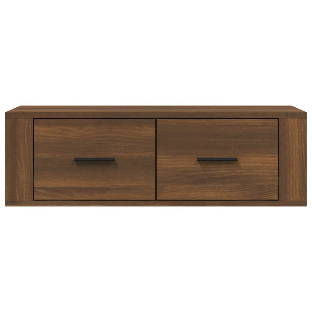 Tv-hangmeubel 80x36x25 cm bewerkt hout bruin eikenkleur MeubelReus