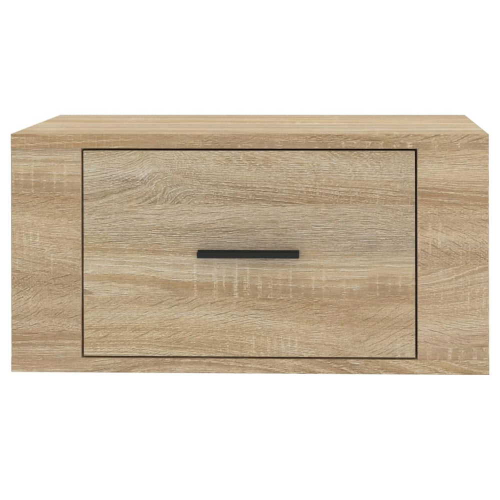 Nachtkastjes 2 st wandgemonteerd 50x36x25 cm sonoma eikenkleur MeubelReus