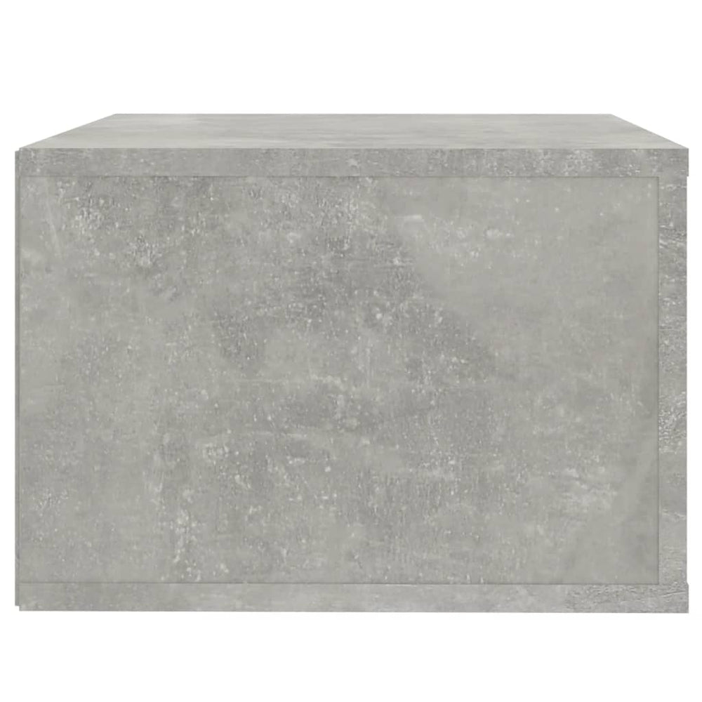Nachtkastje wandgemonteerd 50x36x25 cm betongrijs MeubelReus