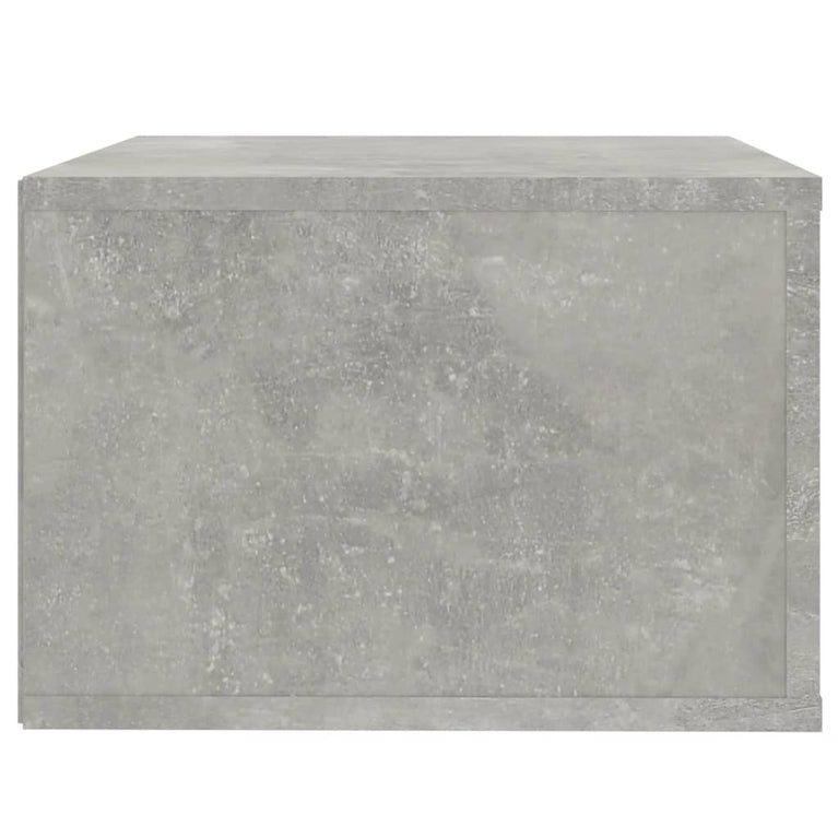 Nachtkastje wandgemonteerd 50x36x25 cm betongrijs MeubelReus