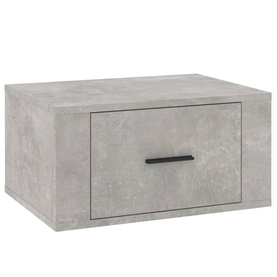 Nachtkastjes 2 st wandgemonteerd 50x36x25 cm betongrijs MeubelReus