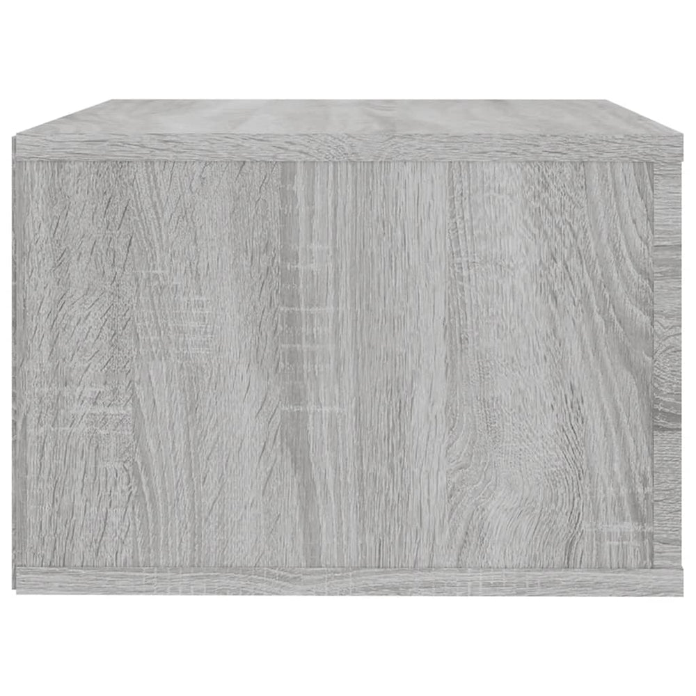 Nachtkastjes 2 st wandgemonteerd 50x36x25 cm grijs sonoma eiken MeubelReus