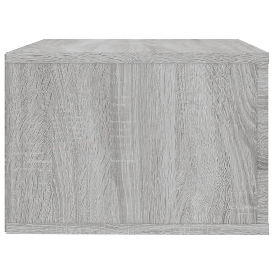 Nachtkastjes 2 st wandgemonteerd 50x36x25 cm grijs sonoma eiken MeubelReus