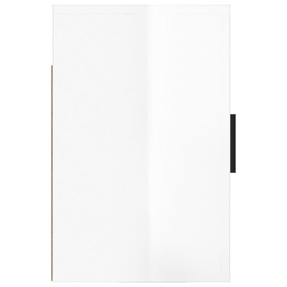Nachtkastjes 2 st wandgemonteerd 50x30x47 cm hoogglans wit MeubelReus