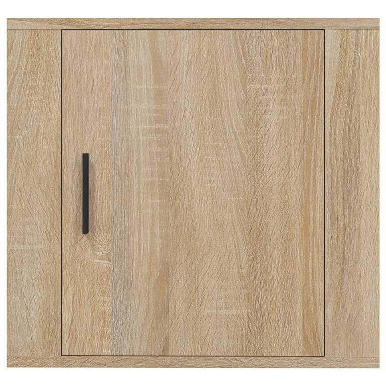 Nachtkastje wandgemonteerd 50x30x47 cm sonoma eikenkleurig MeubelReus