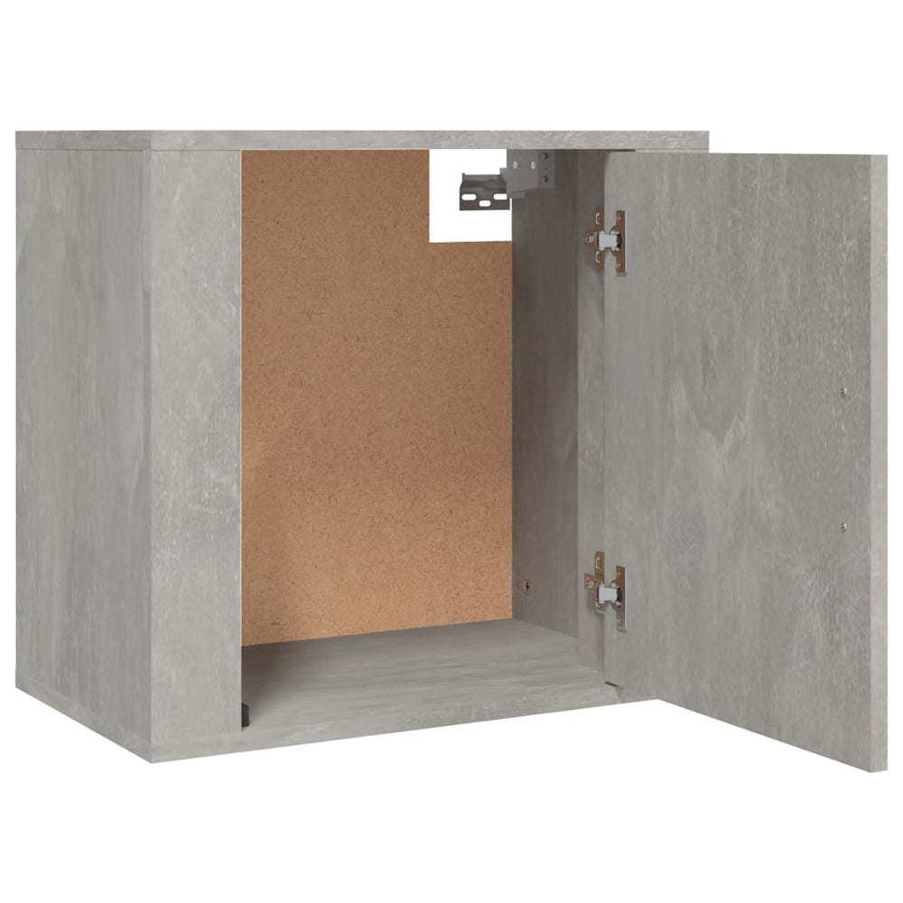 Nachtkastjes 2 st wandgemonteerd 50x30x47 cm betongrijs MeubelReus