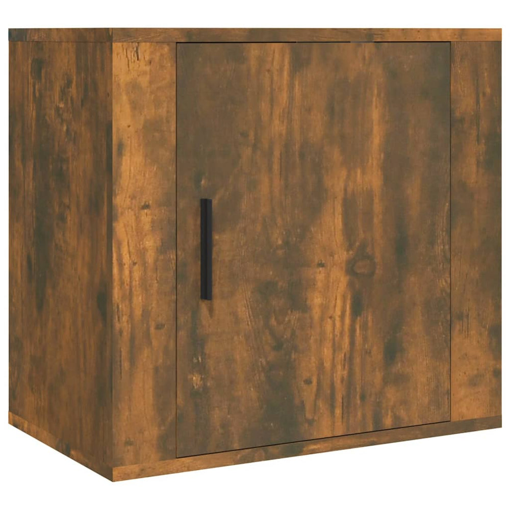 Nachtkastjes 2 st wandgemonteerd 50x30x47 cm gerookt eikenkleur MeubelReus