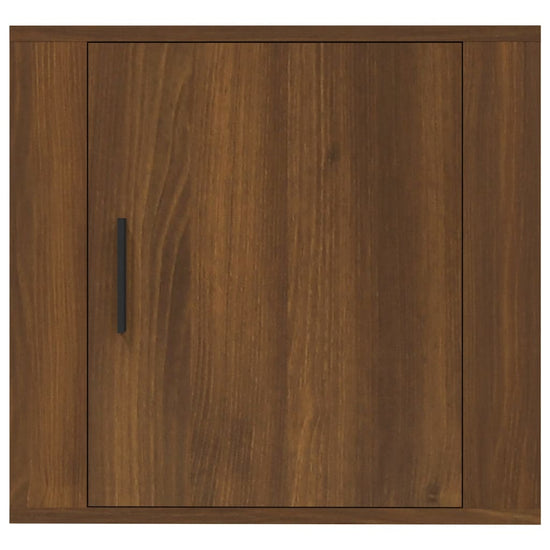 Nachtkastjes 2 st wandgemonteerd 50x30x47 cm bruin eikenkleur MeubelReus