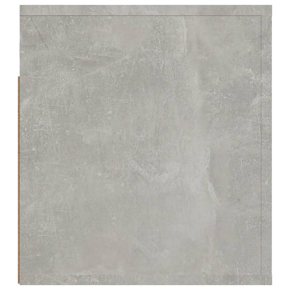 Nachtkastje wandgemonteerd 50x36x40 cm betongrijs MeubelReus