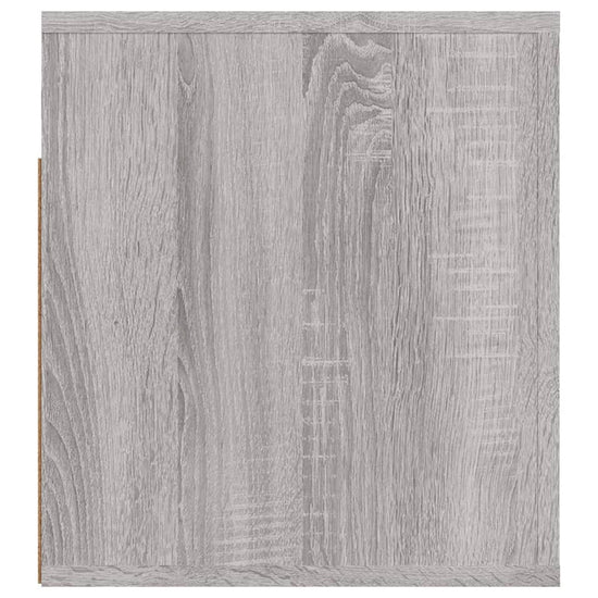 Nachtkastje wandgemonteerd 50x36x40 cm grijs sonoma eikenkleur MeubelReus