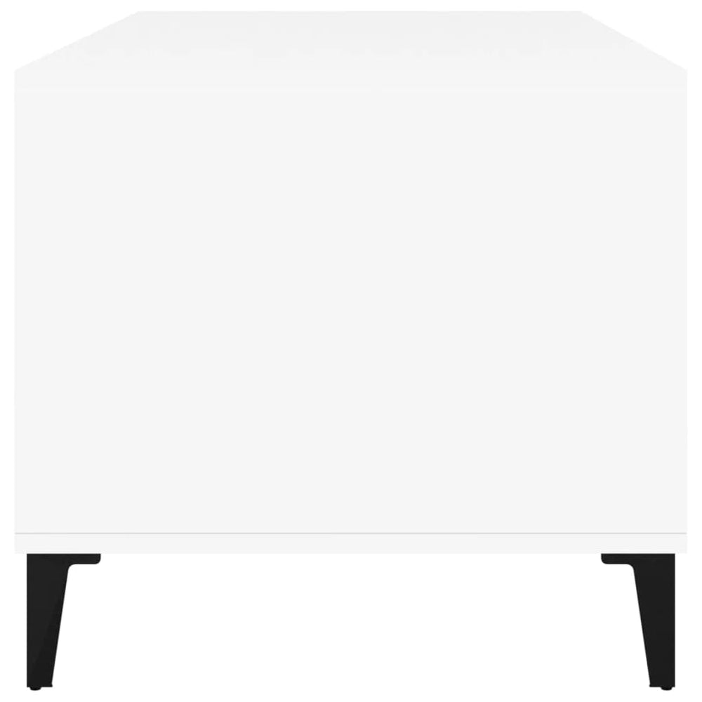 Salontafel 90x49x45 cm bewerkt hout wit MeubelReus