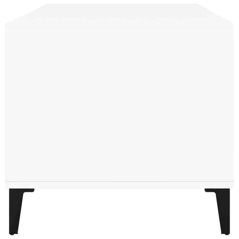 Salontafel 90x49x45 cm bewerkt hout wit MeubelReus