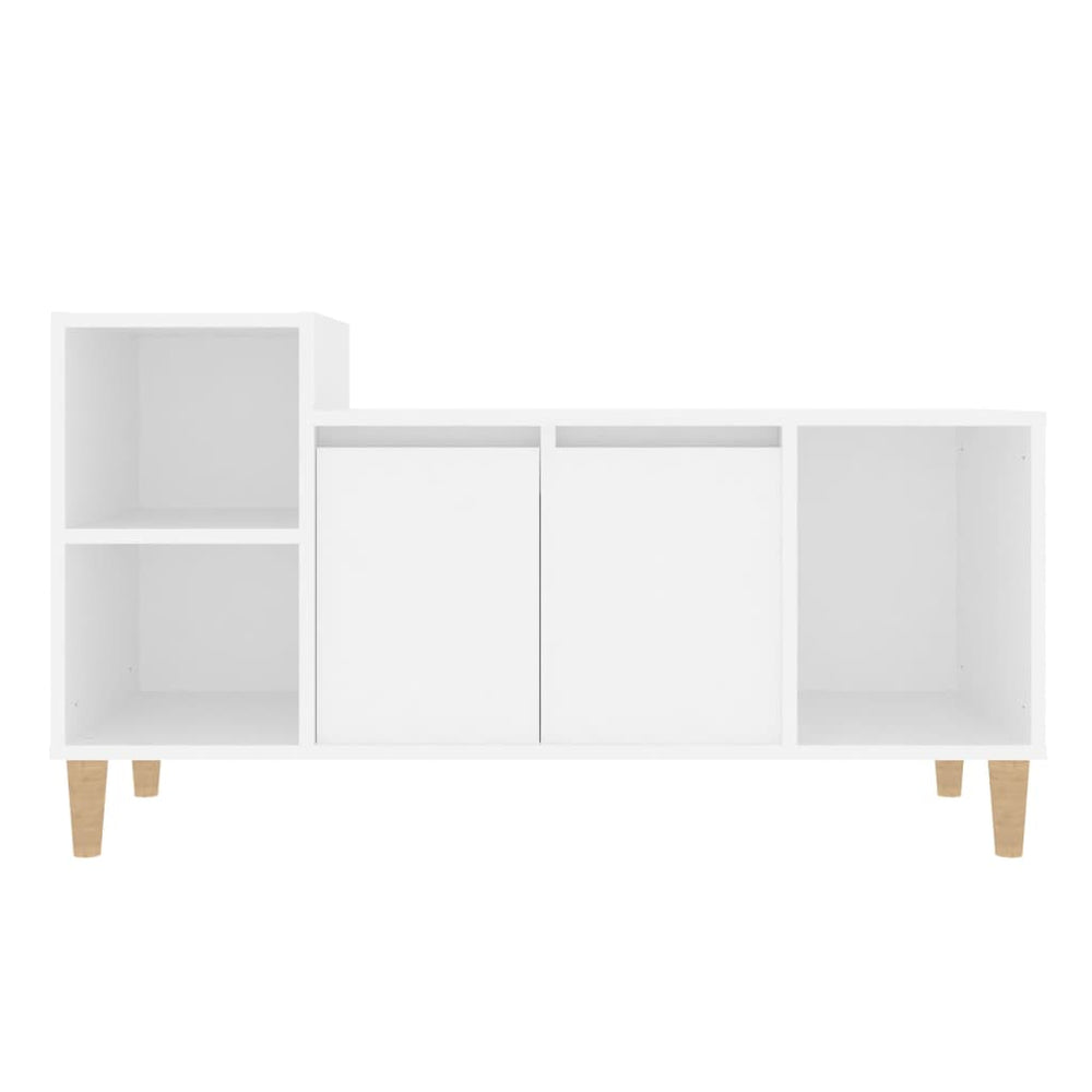 Tv-meubel 100x35x55 cm bewerkt hout wit MeubelReus