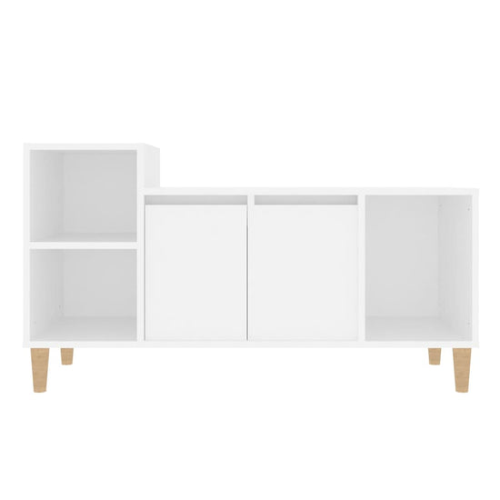 Tv-meubel 100x35x55 cm bewerkt hout wit MeubelReus