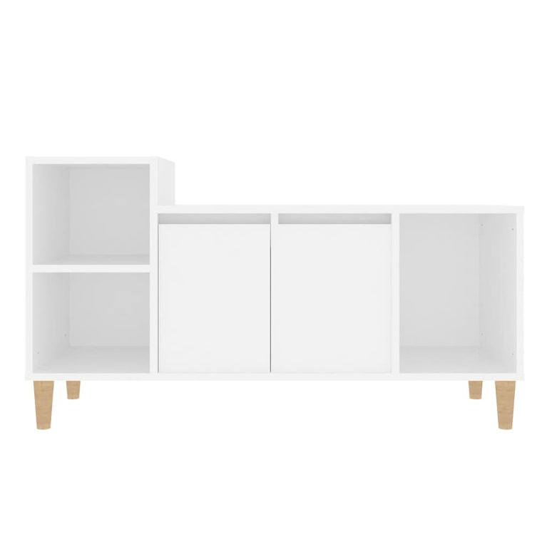 Tv-meubel 100x35x55 cm bewerkt hout wit MeubelReus