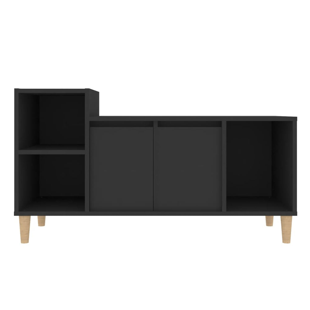 Tv-meubel 100x35x55 cm bewerkt hout zwart MeubelReus