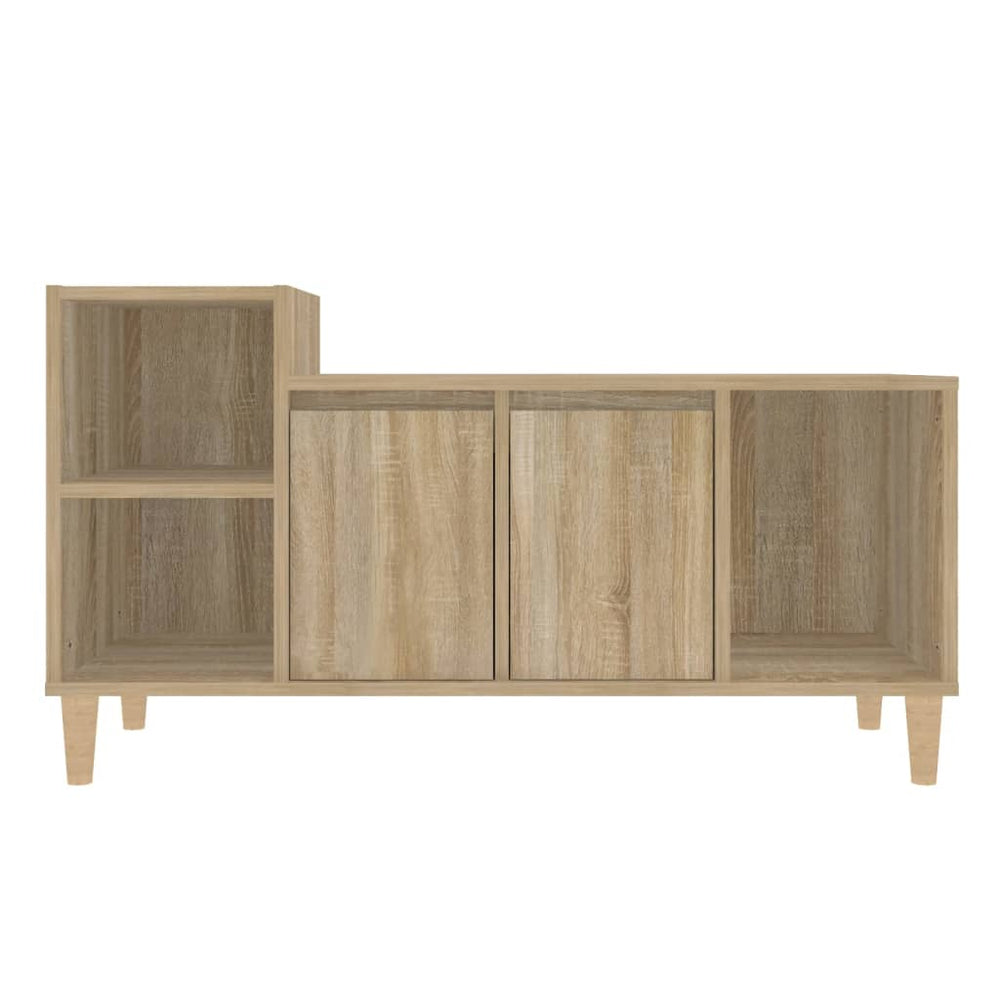 Tv-meubel 100x35x55 cm bewerkt hout sonoma eikenkleurig MeubelReus