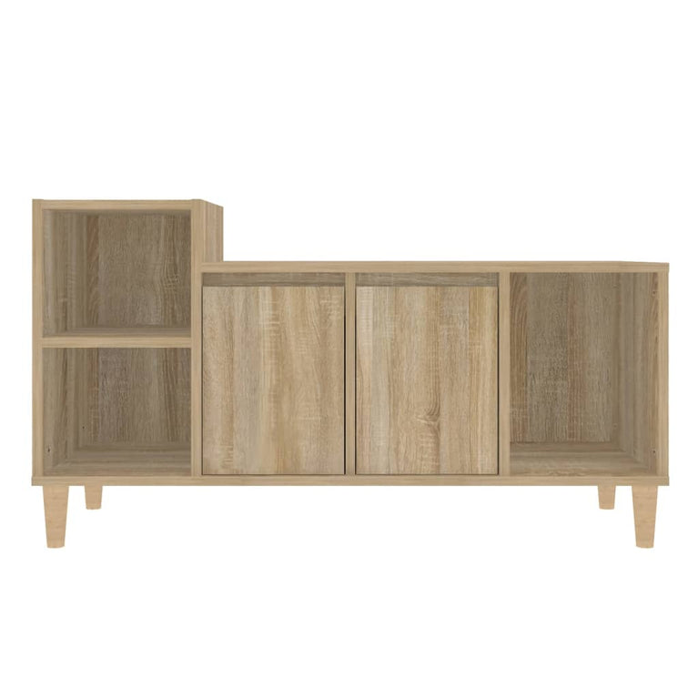 Tv-meubel 100x35x55 cm bewerkt hout sonoma eikenkleurig MeubelReus
