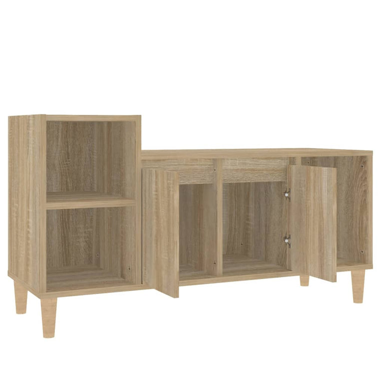 Tv-meubel 100x35x55 cm bewerkt hout sonoma eikenkleurig MeubelReus