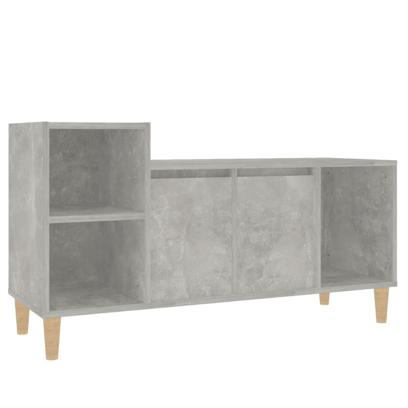 Tv-meubel 100x35x55 cm bewerkt hout betongrijs MeubelReus