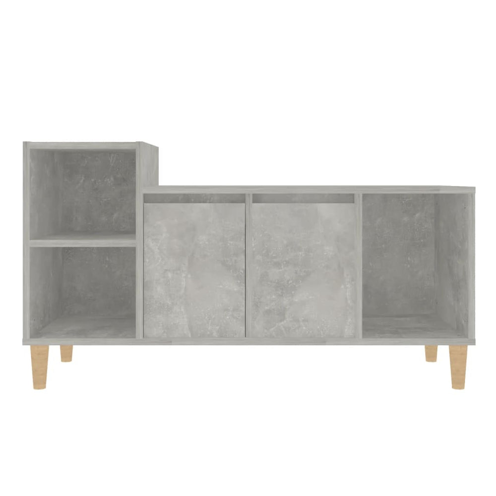 Tv-meubel 100x35x55 cm bewerkt hout betongrijs MeubelReus