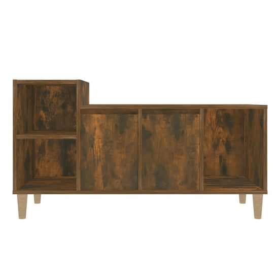 Tv-meubel 100x35x55 cm bewerkt hout gerookt eikenkleurig MeubelReus