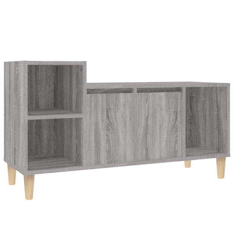 Tv-meubel 100x35x55 cm bewerkt hout grijs sonoma eikenkleurig MeubelReus
