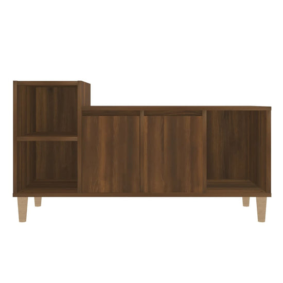 Tv-meubel 100x35x55 cm bewerkt hout bruin eikenkleur MeubelReus