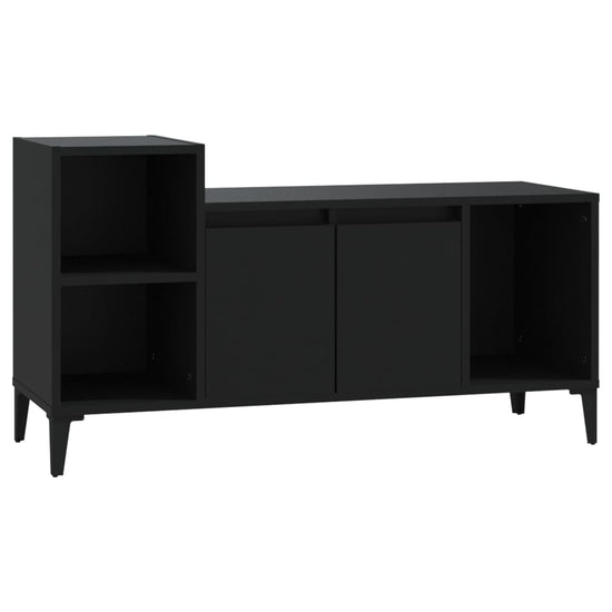 Tv-meubel 100x35x55 cm bewerkt hout zwart MeubelReus