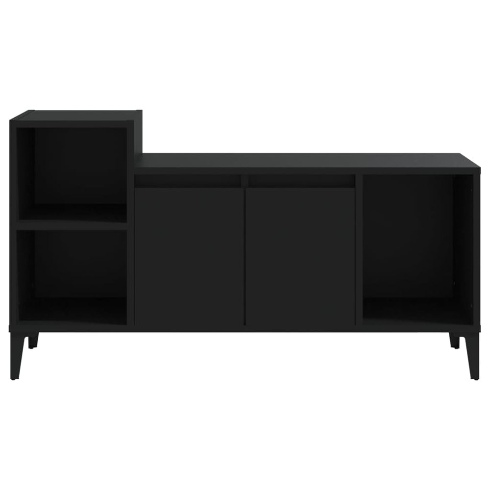Tv-meubel 100x35x55 cm bewerkt hout zwart MeubelReus